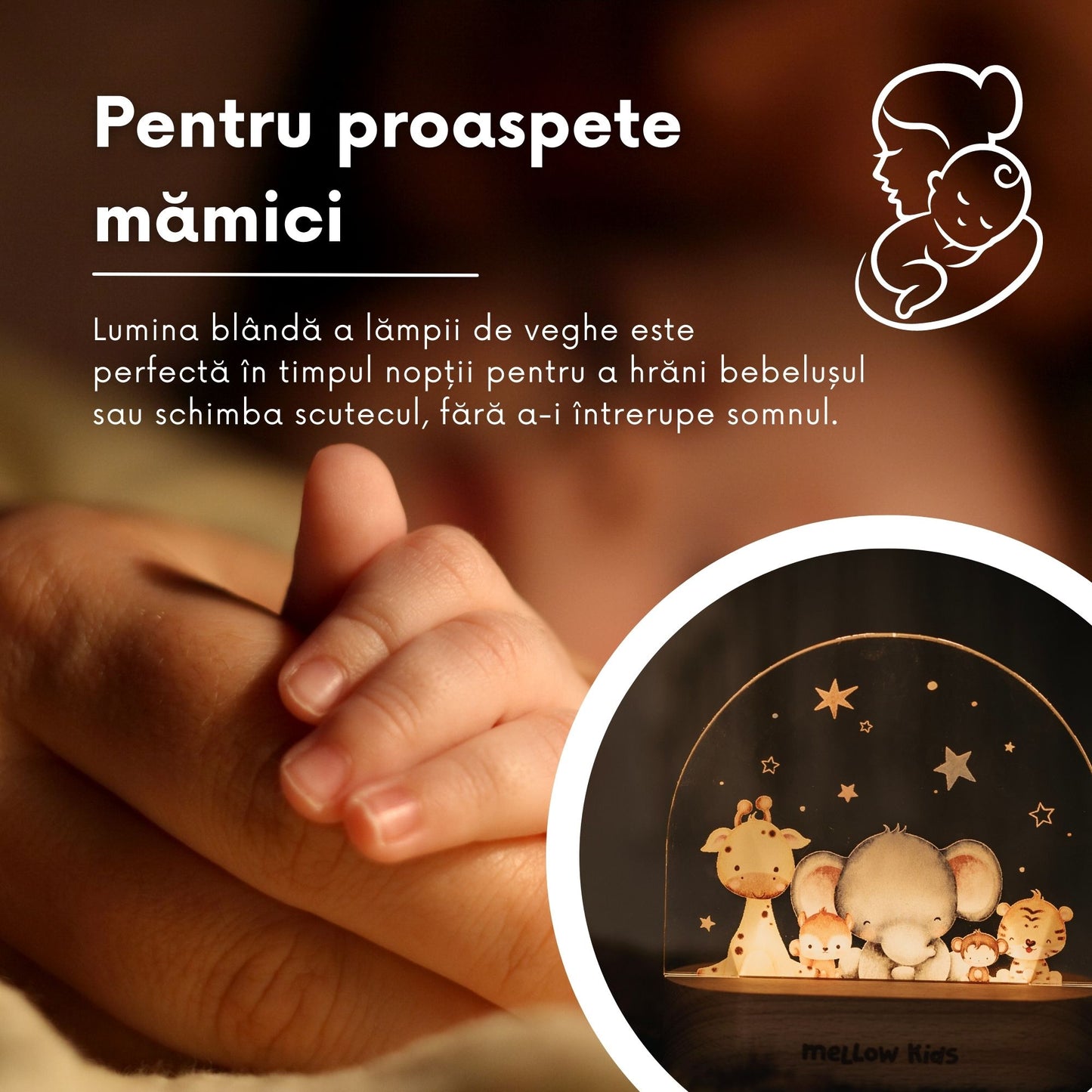 Lampa de Veghe LED pentru copii - Safari
