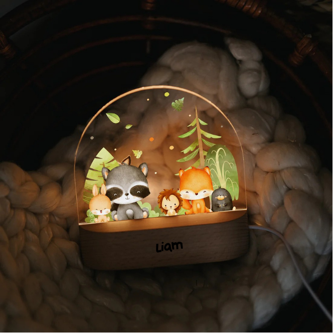 Lampa de Veghe LED pentru copii - Forest