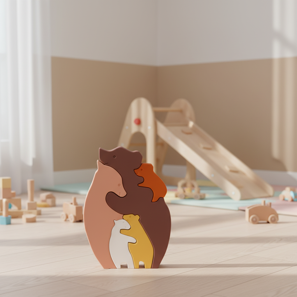 Joc educativ tip Puzzle 3D pentru copii