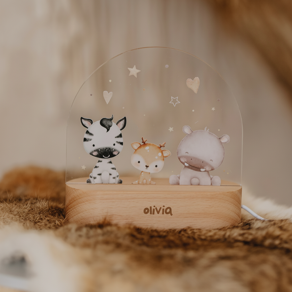 Lampa de Veghe LED pentru copii - Happy Friends