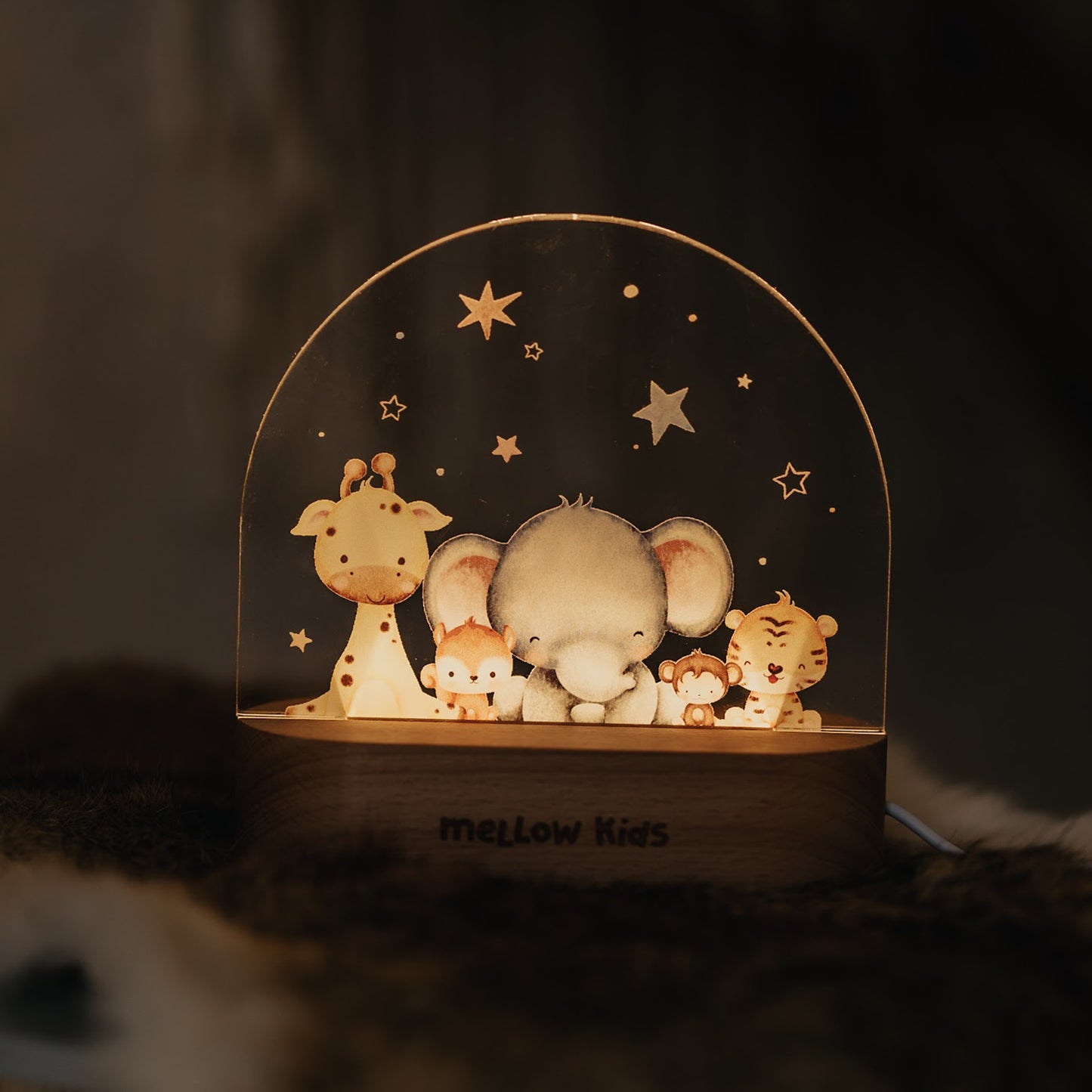 Lampa veghe copii bebelusi safari | Mellow Kids