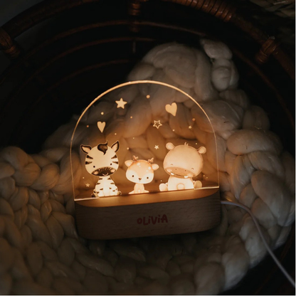 Lampa de Veghe LED pentru copii - Happy Friends