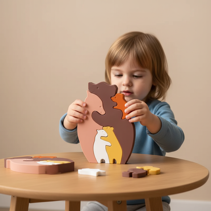 Joc educativ tip Puzzle 3D pentru copii