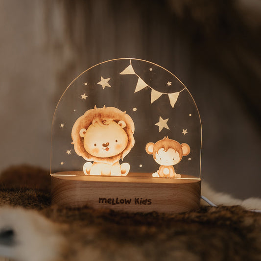 Lampa de Veghe LED pentru copii - Leo & Mo