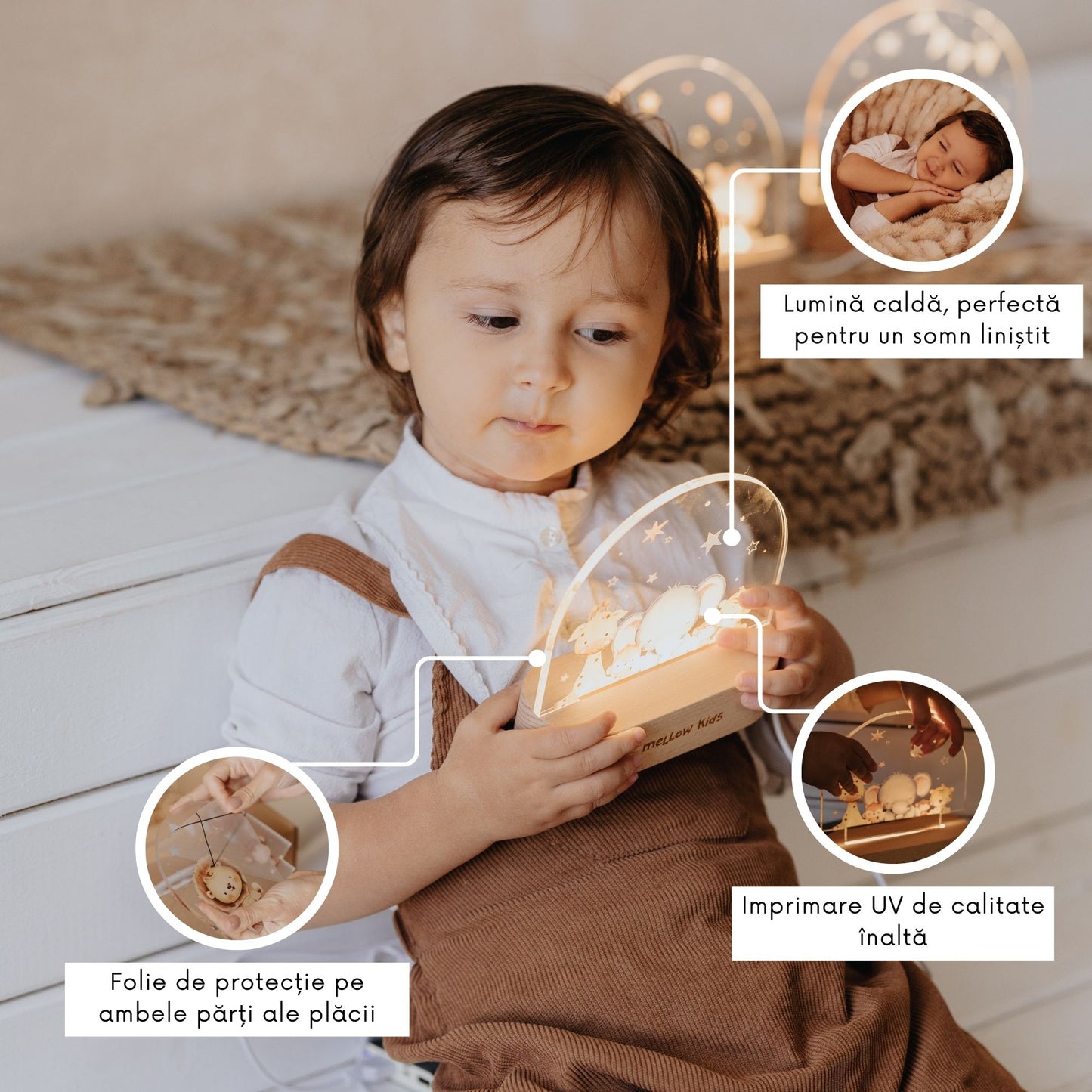 Lampa de Veghe LED pentru copii - Safari